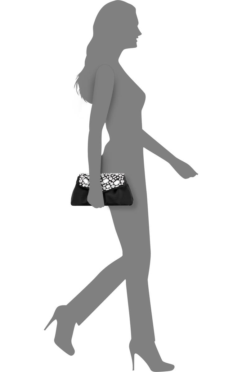 Nina Satin Clutch, Alternate, color,