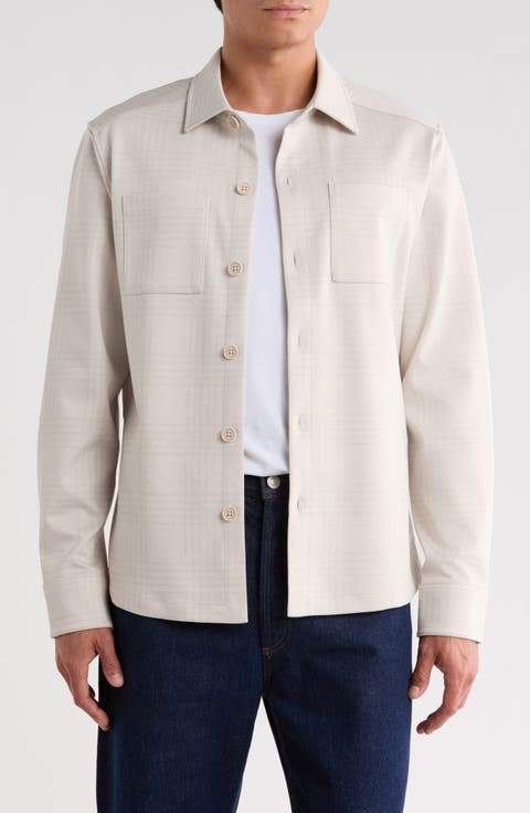 Upton Plaid Double Knit Overshirt