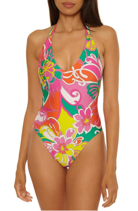 Elara High-Leg One-Piece Swimsuit
