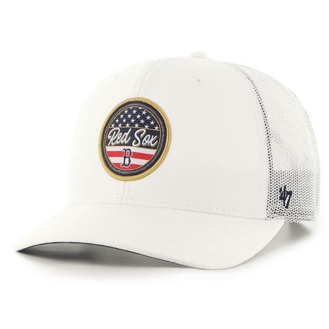 Men's '47 White Boston Red Sox Homage Adjustable Trucker Hat