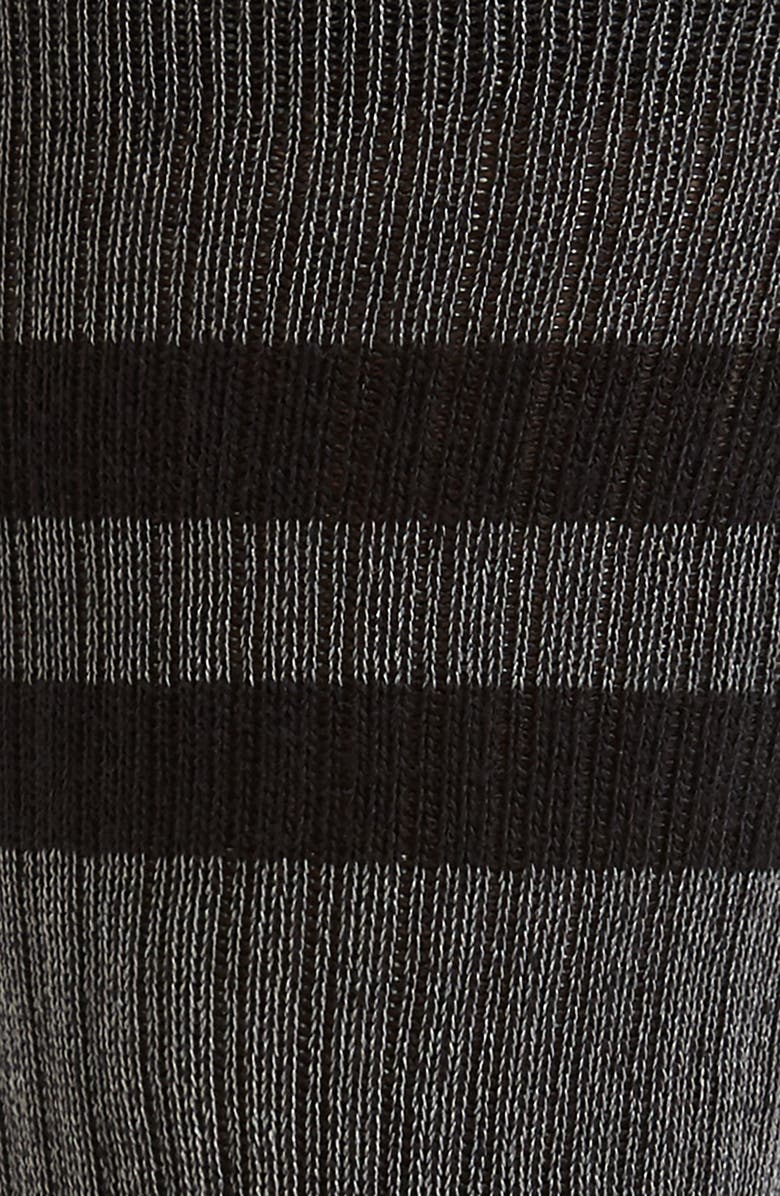 Stance Joven Classic Stripe Crew Socks, Alternate, color, Black