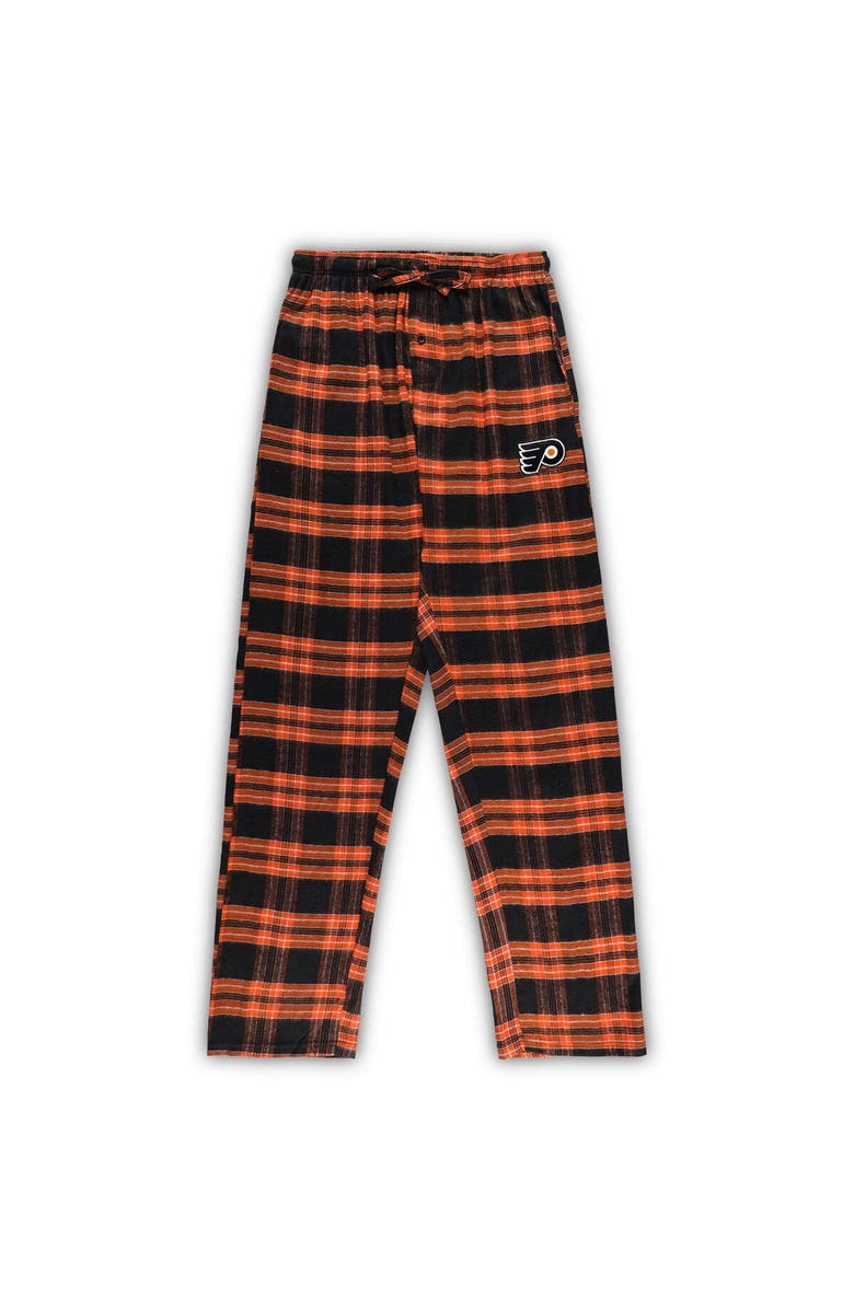 PROFILE Men's Black/Orange Philadelphia Flyers Big & Tall T-Shirt & Pajama Pants Sleep Set, Alternate, color, 