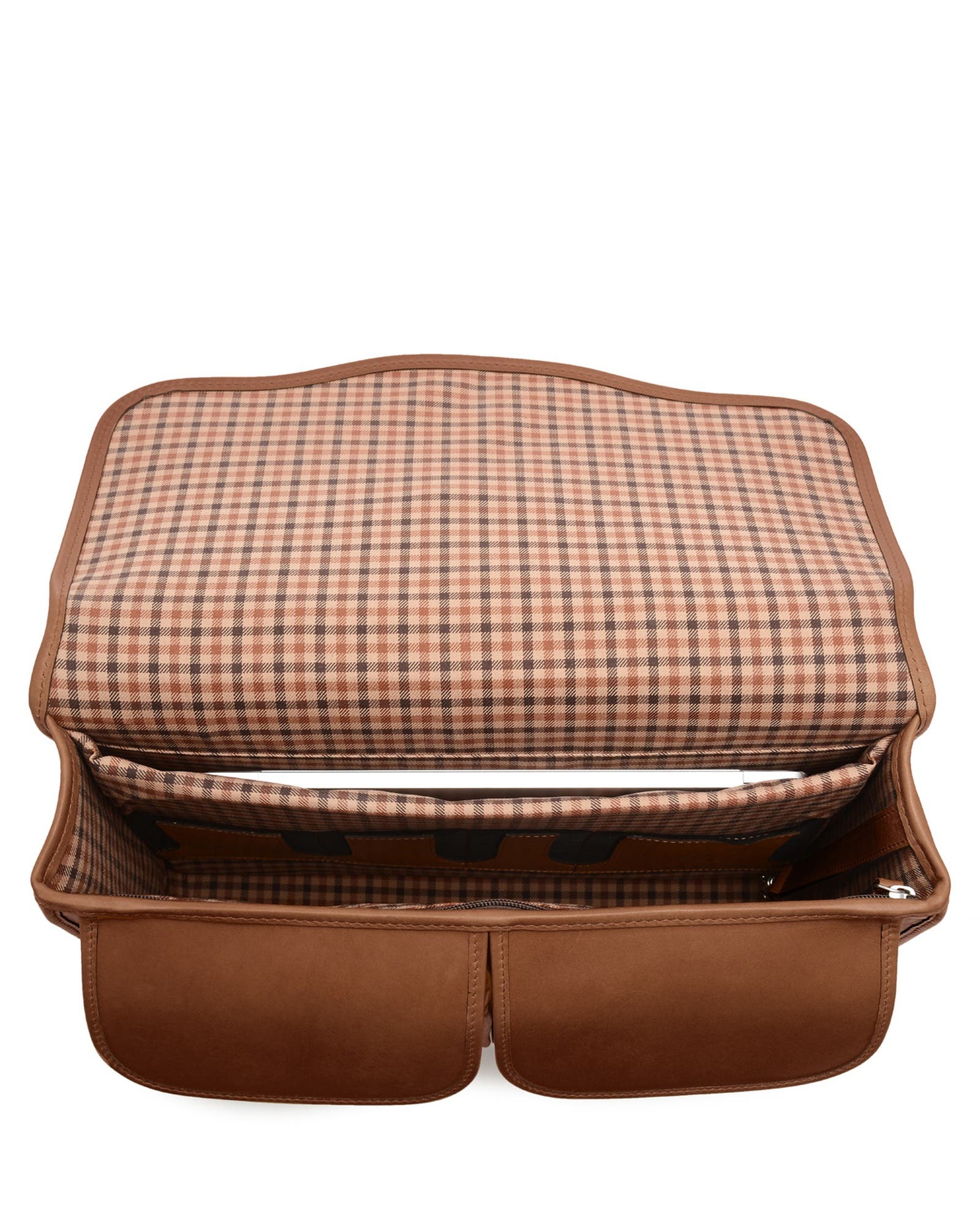 Garfield Leather Briefcase, Alternate, color, Brown