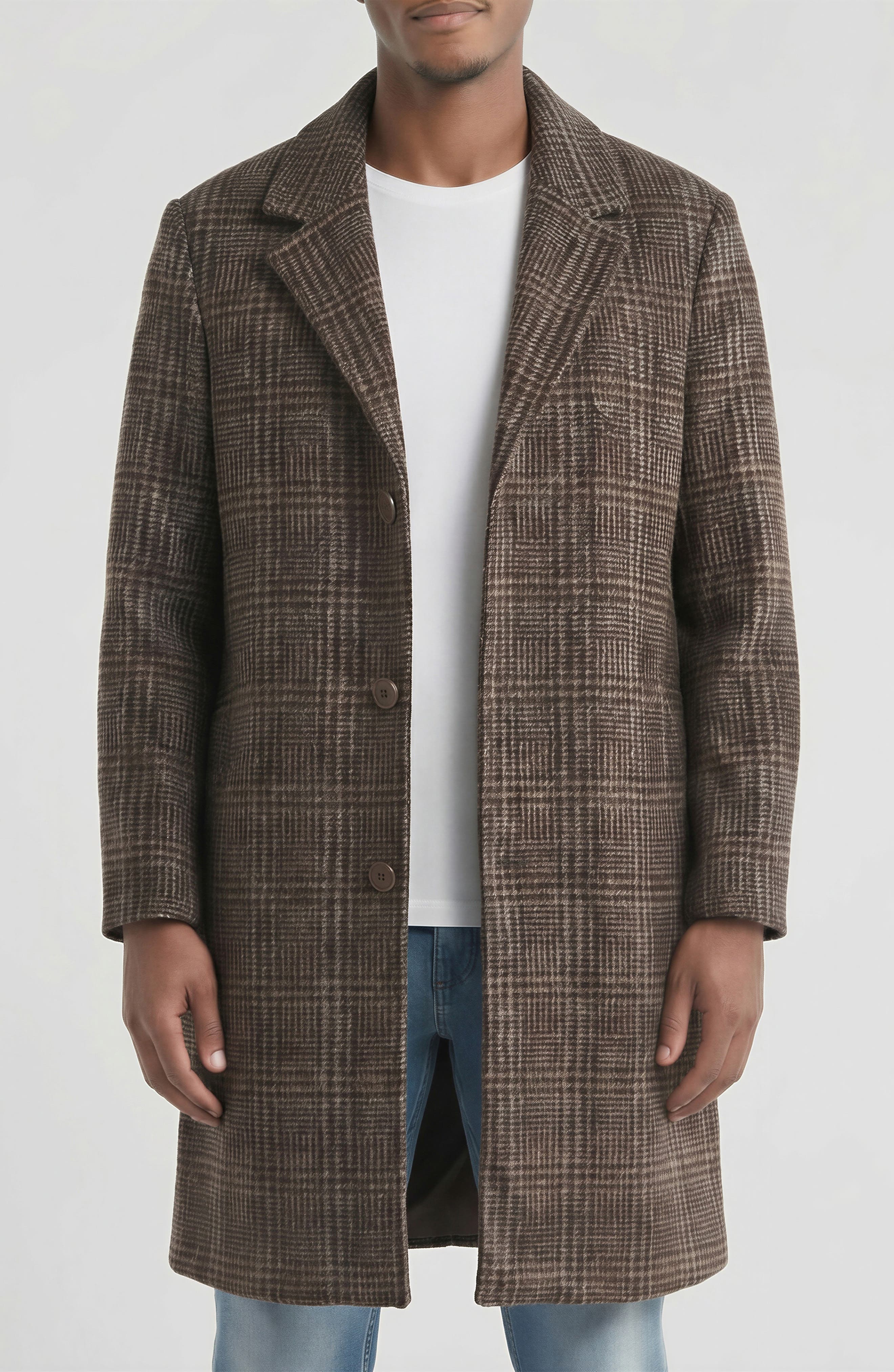 CHARCOAL/MOCHA PLAID