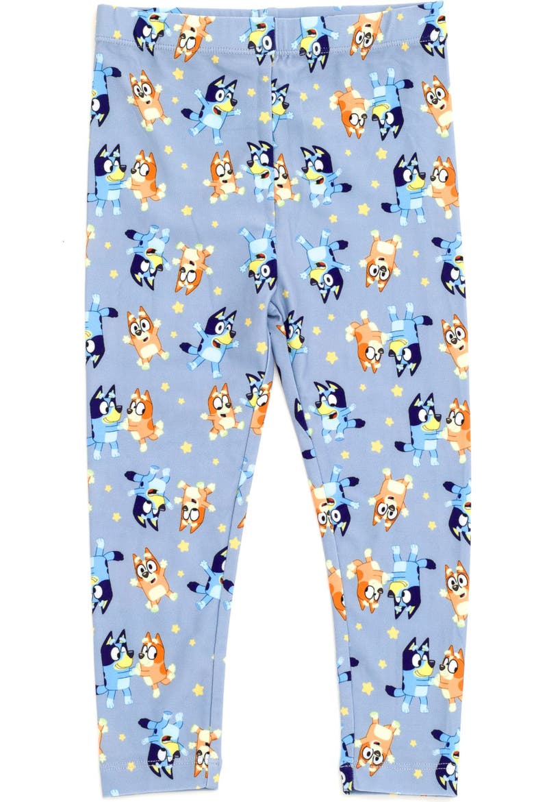 Fleece Sweatshirt and Leggings Set, Alternate, color, Gold Blue Bluey Bingo