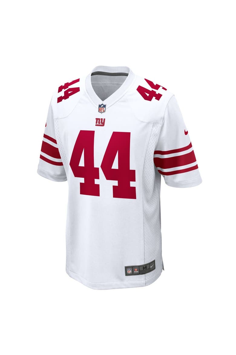 Men's Nike Cam Skattebo White New York Giants Game Jersey, Alternate, color, White