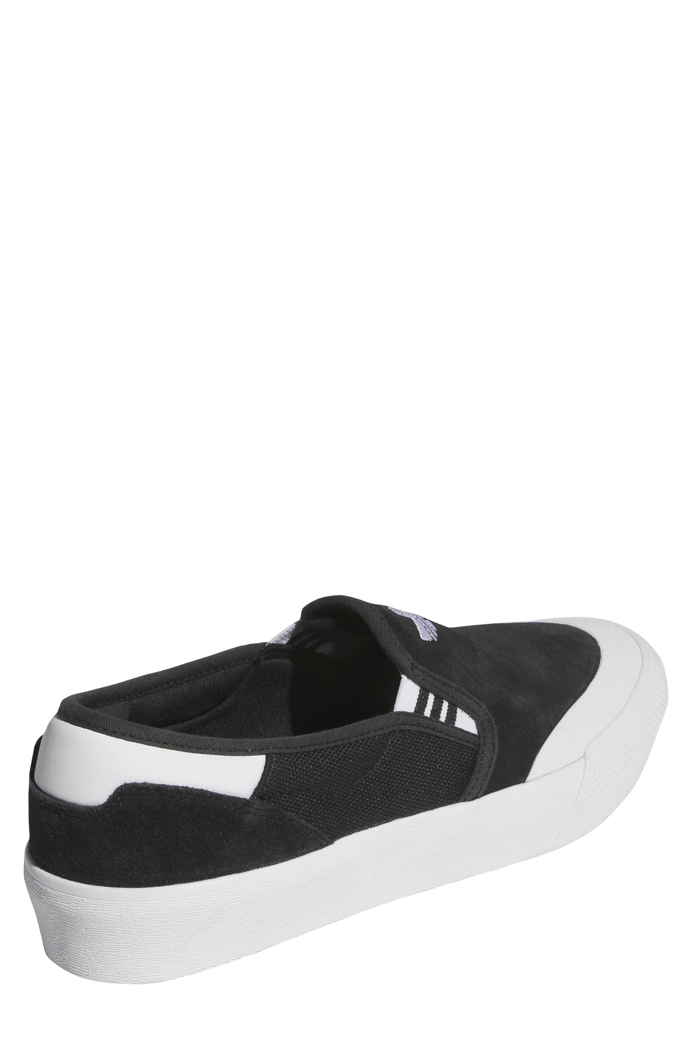 Shmoofoil Slip RX Leather Slip-On Sneaker, Alternate, color, CORE BLACK