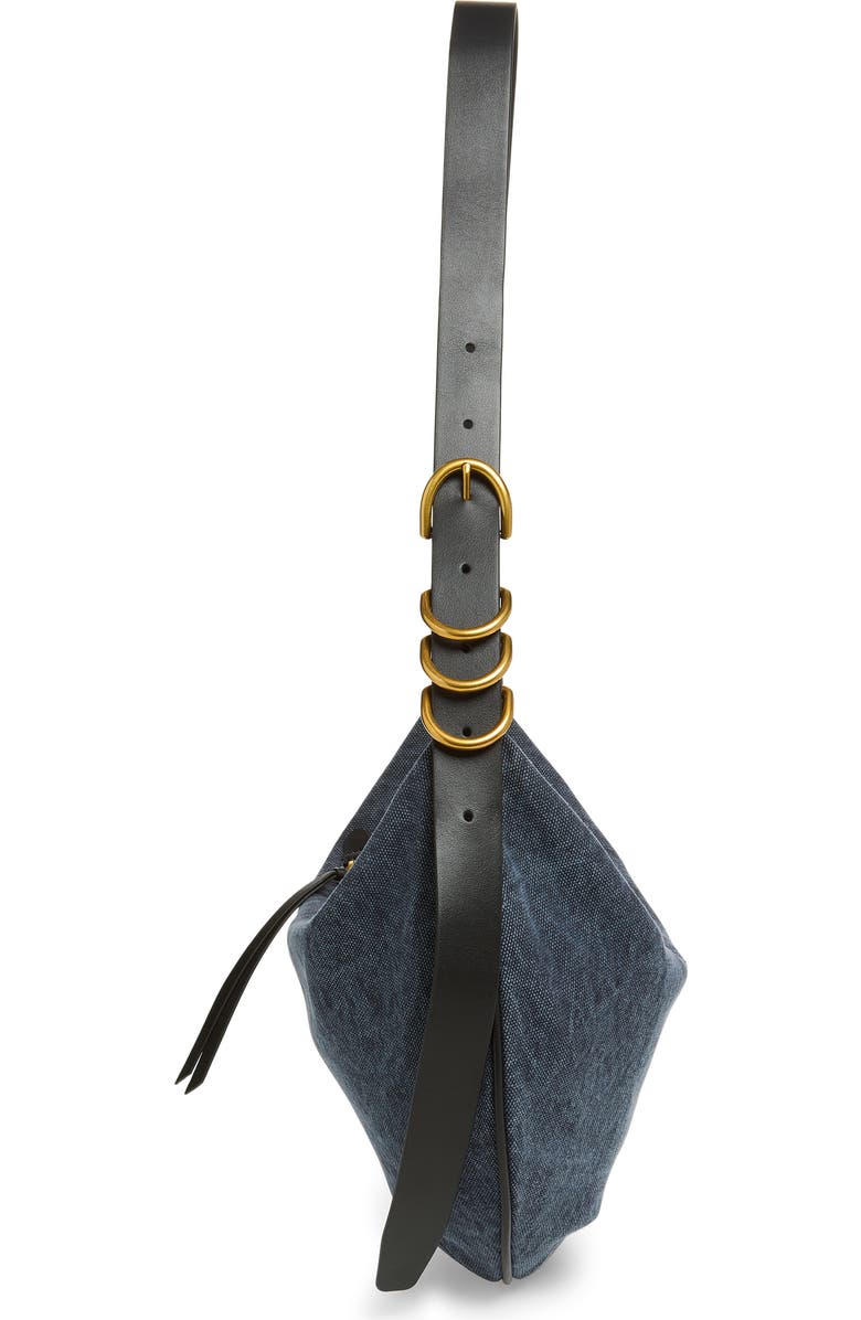 rag & bone Medium Mercer Hobo Bag, Alternate, color, Midnight