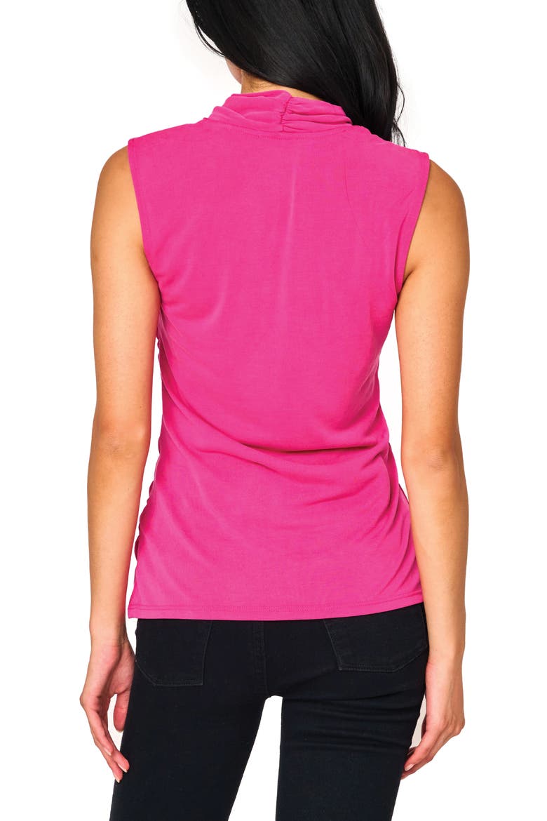 Side Cinch Wrap Tank, Alternate, color, FUCHSIA