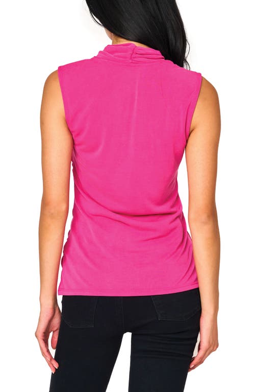 Gibsonlook Side Cinch Wrap Tank In Pink