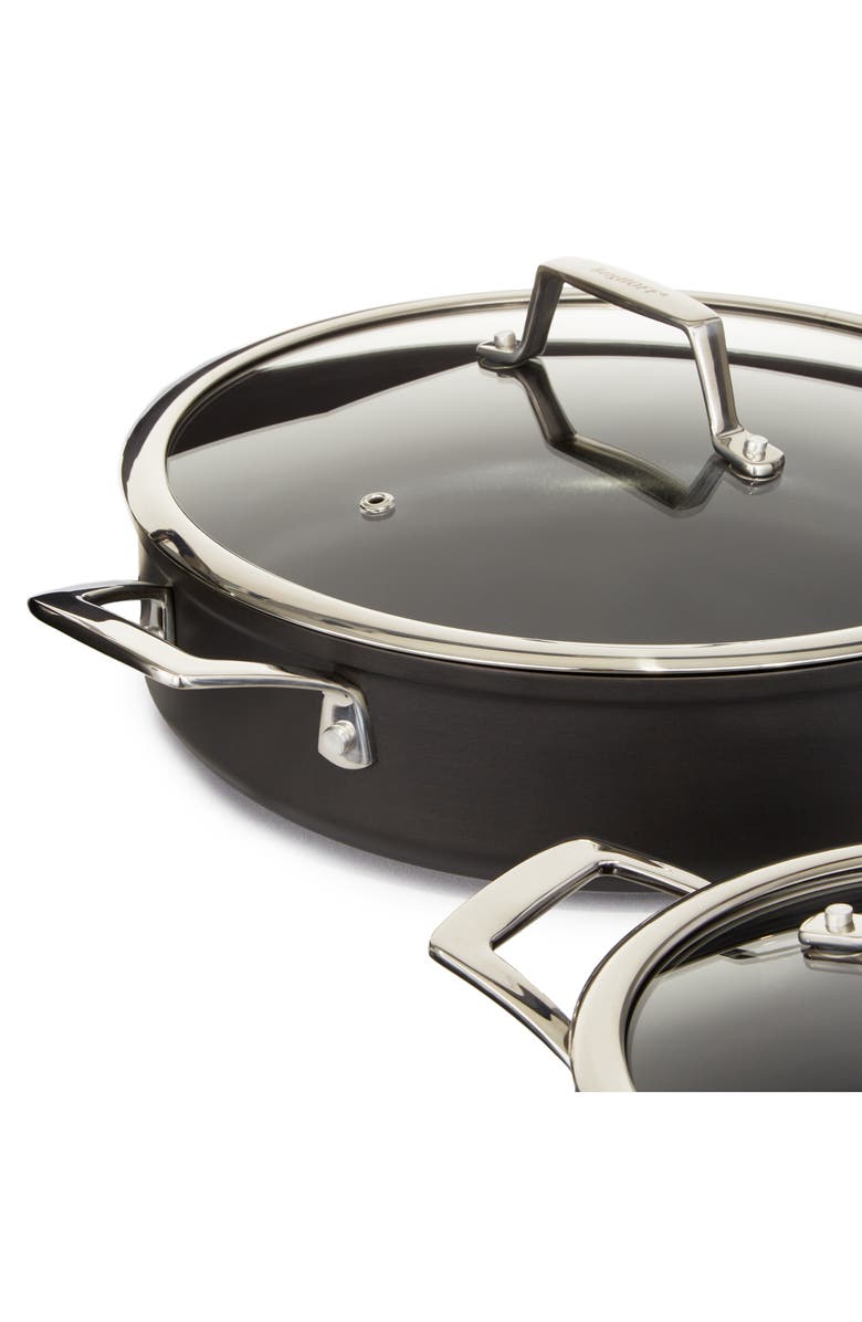 BergHOFF Hard Anodized 4-Piece Cookware Set, Alternate, color, Black