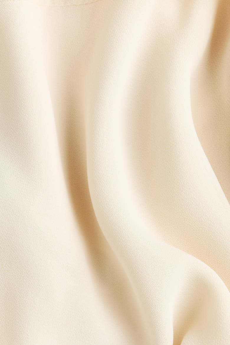 Tie-detail Chiffon Dress, Alternate, color, Cream