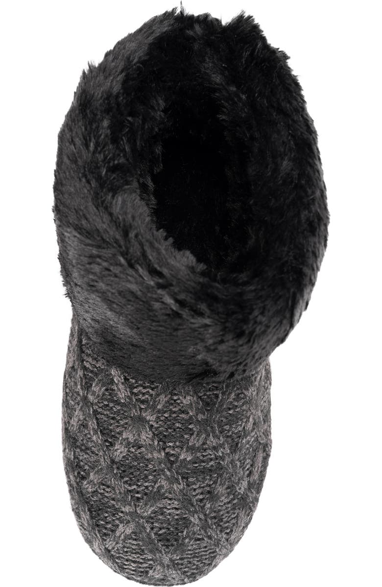 MUK LUKS Melinda Faux Fur Indoor/Outdoor Slipper Bootie, Alternate, color,