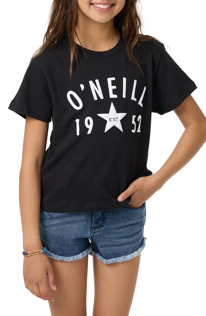 O'Neill Kids' Starry Willa Skimmer Graphic T-Shirt, Alternate, color, 