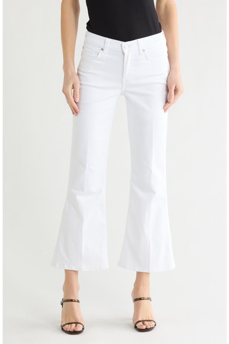 Dojo Mid Rise Ankle Flare Jeans, Main, color, CASABLANCA