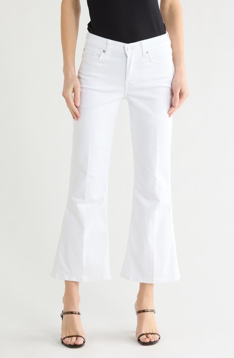 7 For All Mankind Dojo Mid Rise Ankle Flare Jeans, Main, color, Casablanca