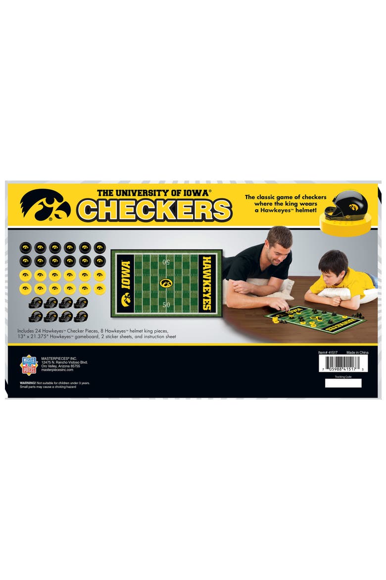 Iowa Hawkeyes Checkers Board Game, Alternate, color, Multicolor