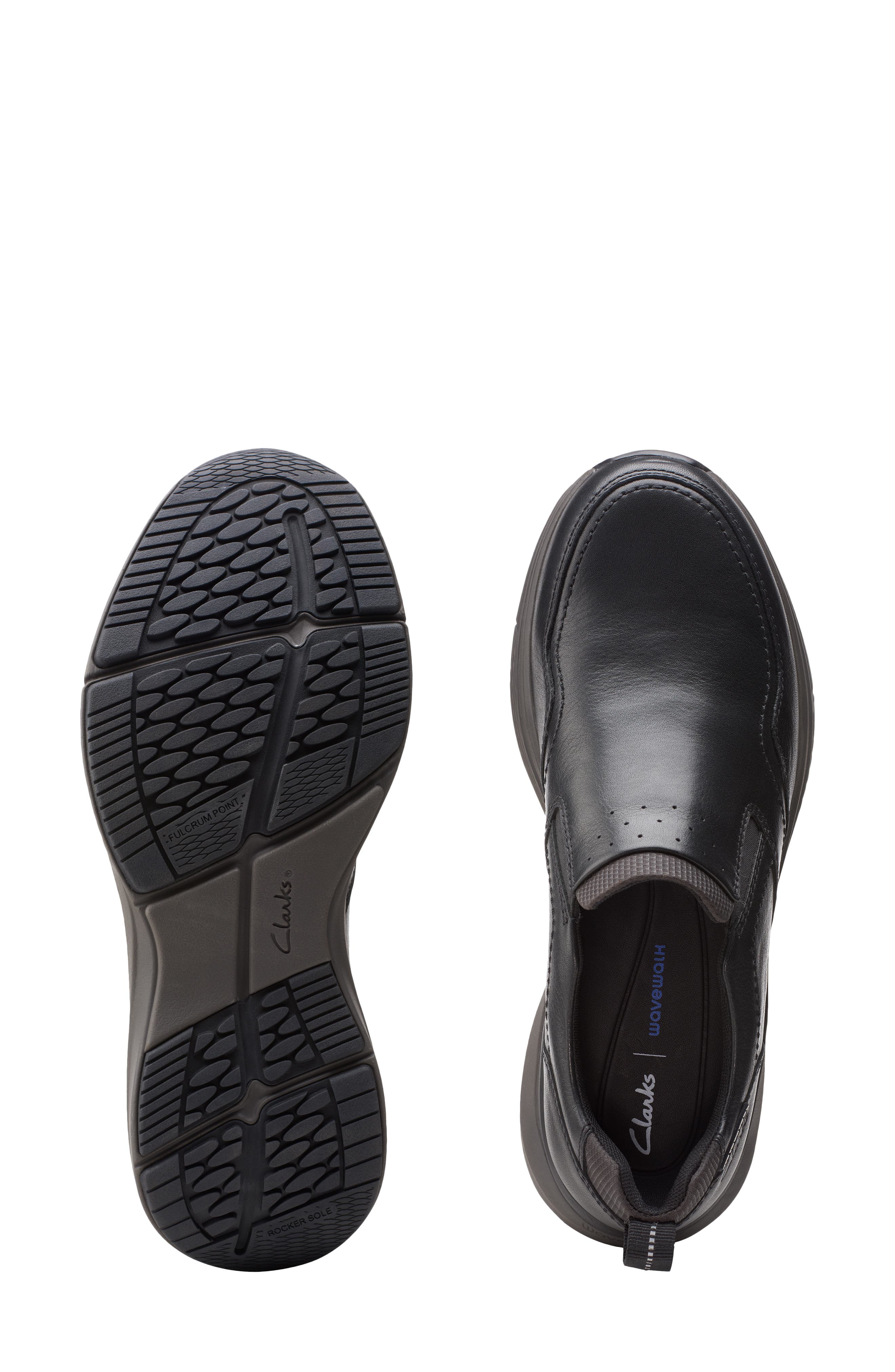 Clarks<sup>®</sup> Wave 2.0 Waterproof Slip-On Sneaker, Alternate, color, 