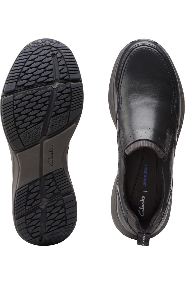 Clarks<sup>®</sup> Wave 2.0 Waterproof Slip-On Sneaker, Alternate, color,