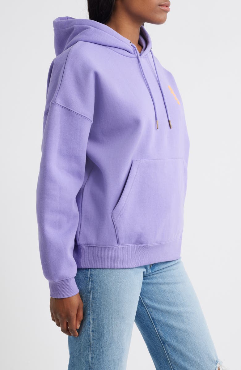 Rip Curl Hibiscus Heritage Hoodie, Alternate, color, Purple Hawaii