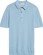 John Smedley Roth Solid Sweater Polo