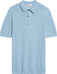 John Smedley Roth Solid Sweater Polo