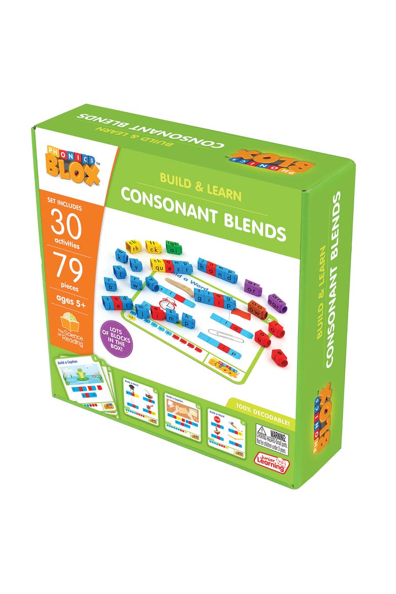 Rainbow Phonics Blox Consonant Blends 5+, Alternate, color, Multicolored