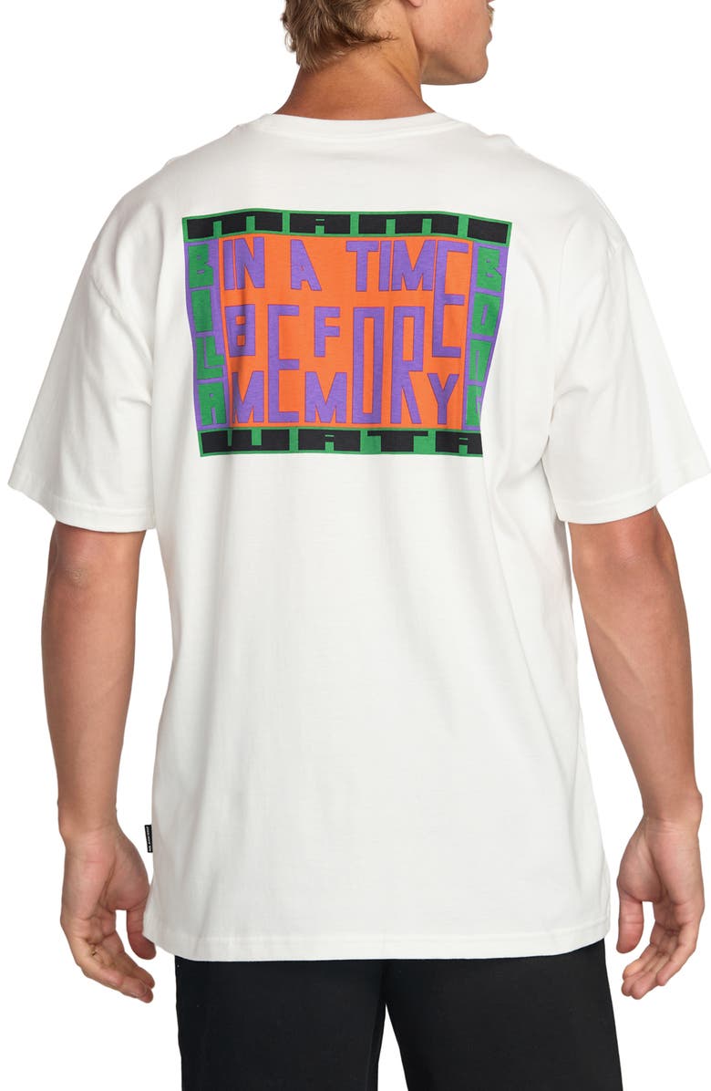 Billabong x Mami Wata Oversize Time Before Memory Graphic T-Shirt, Alternate, color, Off White