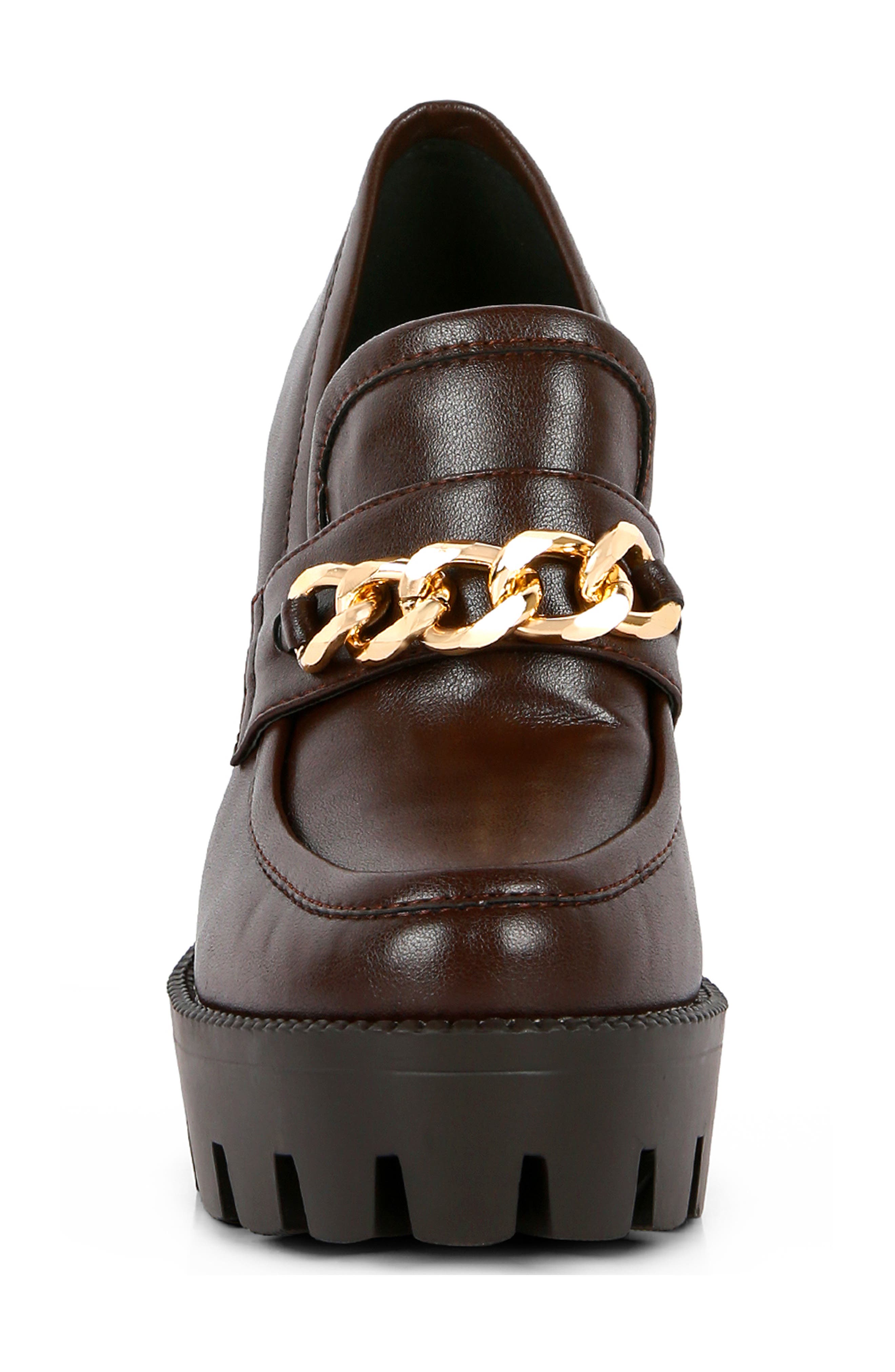 LONDON RAG Y2K Chunky Lug Platform Pump, Alternate, color, Brown