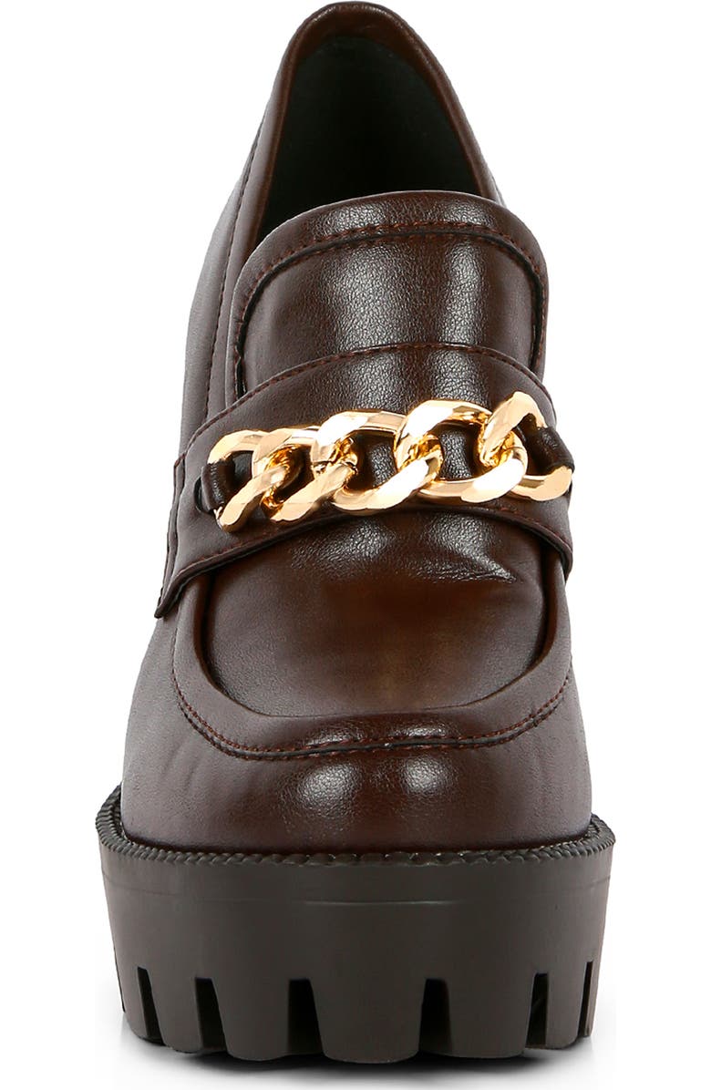 LONDON RAG Y2K Chunky Lug Platform Pump, Alternate, color, Brown