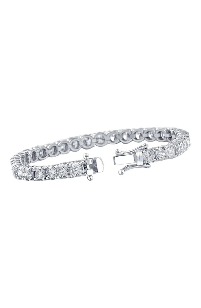 Bliss Diamond 16.15Ct Natural Diamond Tennis Bracelet 7" Double Lock Clasp, Alternate, color, 