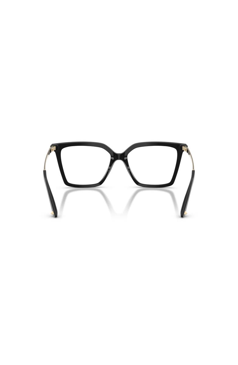 Jimmy Choo 52mm Cat Eye optical glasses, Alternate, color, Black