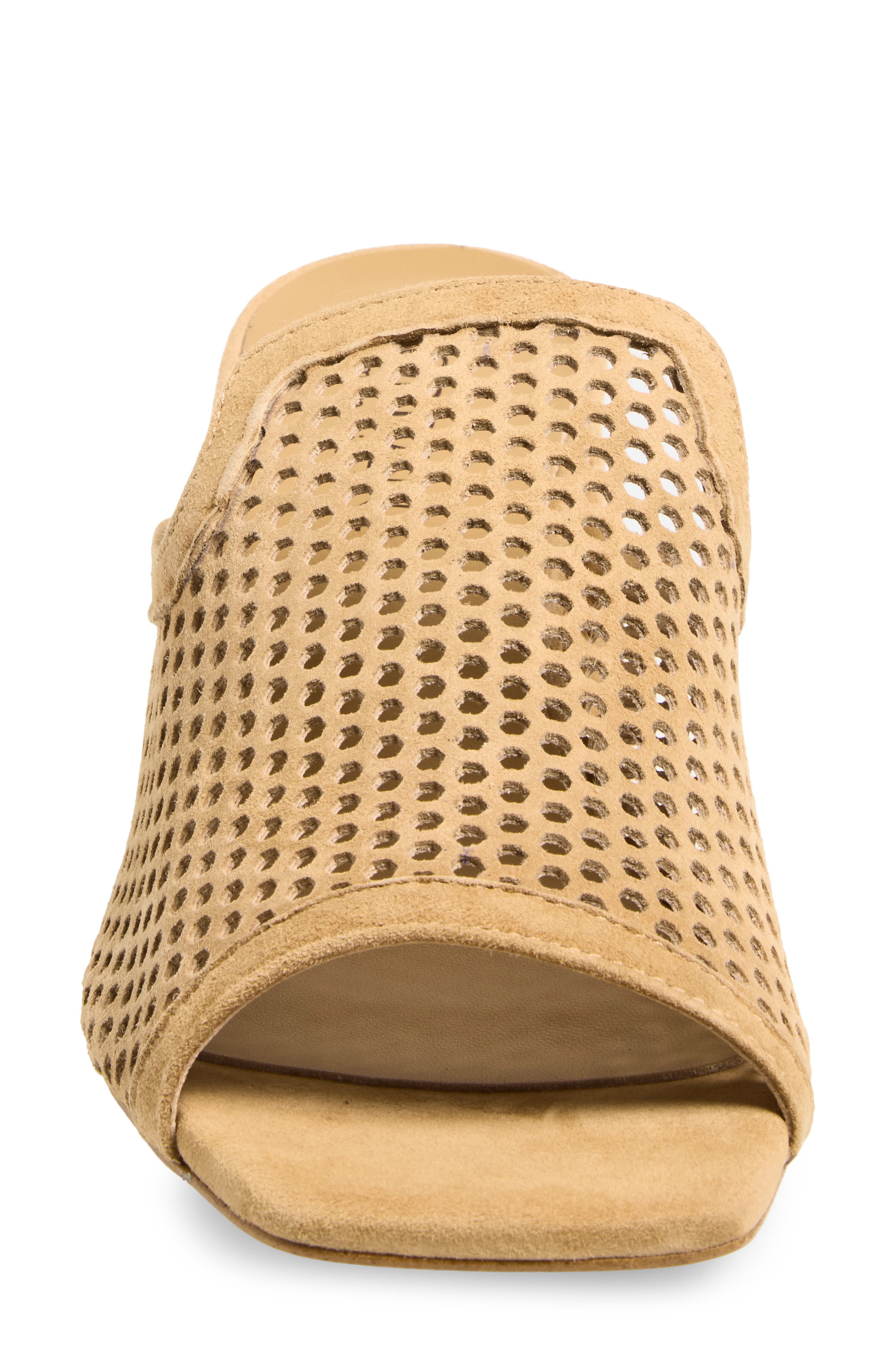 Inez Slide Sandal, Alternate, color, CAMEL SUEDE