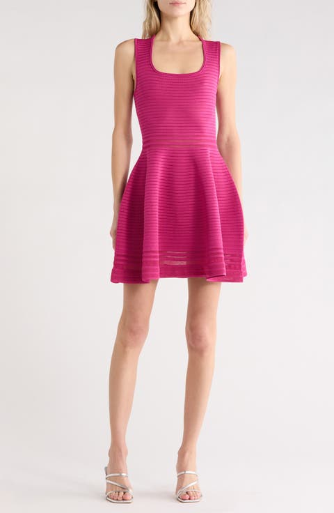 Lottie Sleeveless Ottoman Sweater Minidress