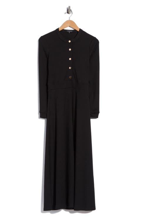 Ashton Button Front Midi Dress