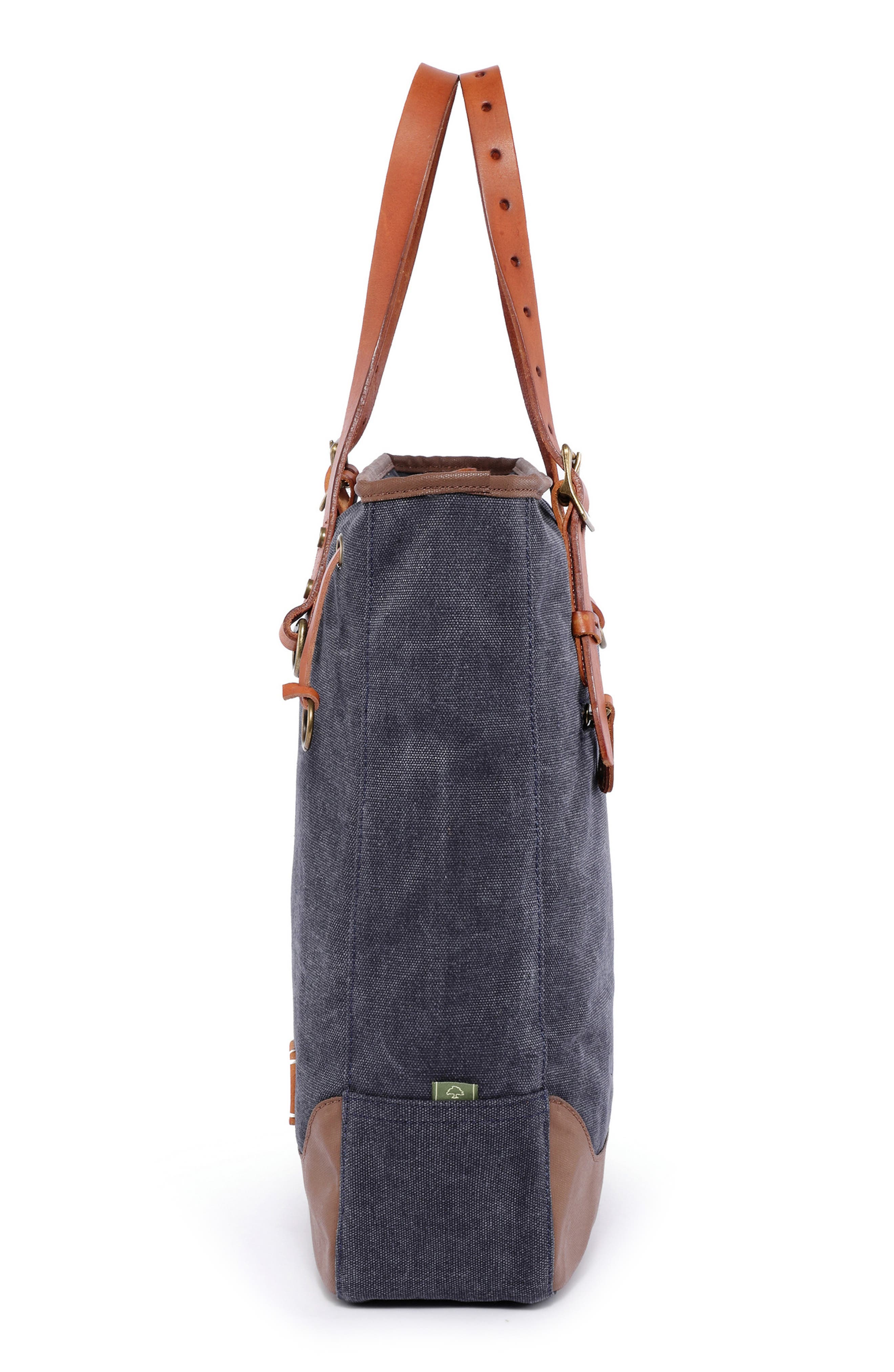 Redwood Canvas Tote Bag, Alternate, color, NAVY