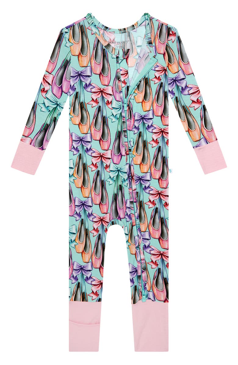 Posh Peanut Irina Fitted Convertible Footie Pajamas, Alternate, color, 