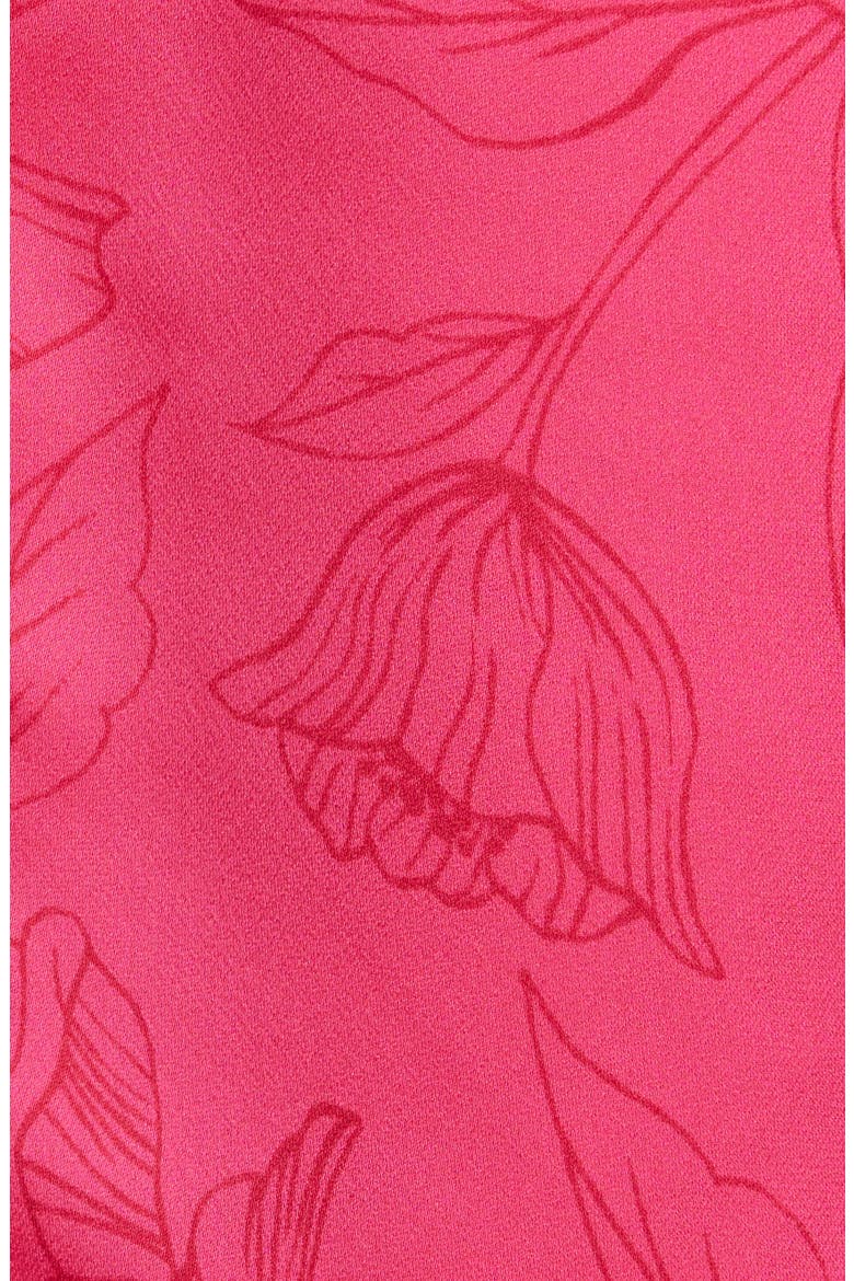 Cedra Floral Halter Top, Alternate, color, FUCHSIA