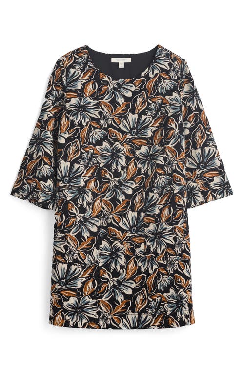 Seasalt Cornwall Port Gaverne Floral Organic Cotton Pincord Tunic In Multi