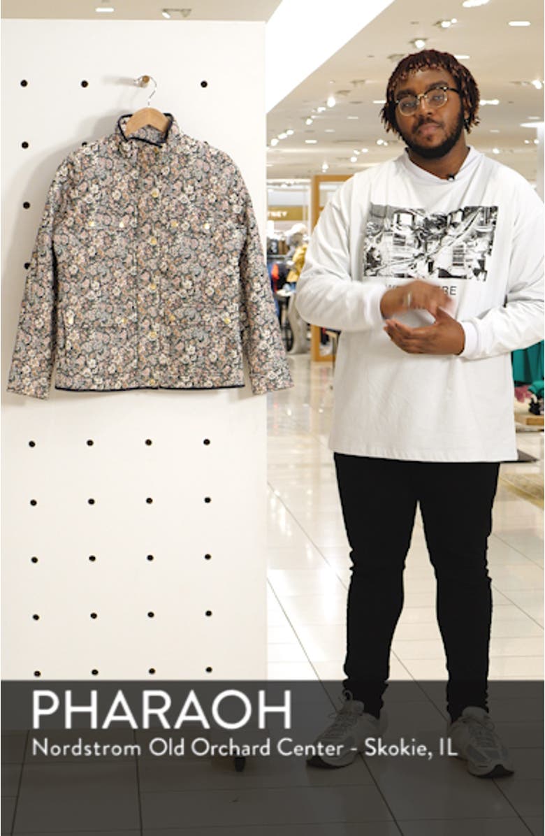 Quilted Downtown Field Jacket in Liberty<sup>®</sup> Garden Print, sales video thumbnail