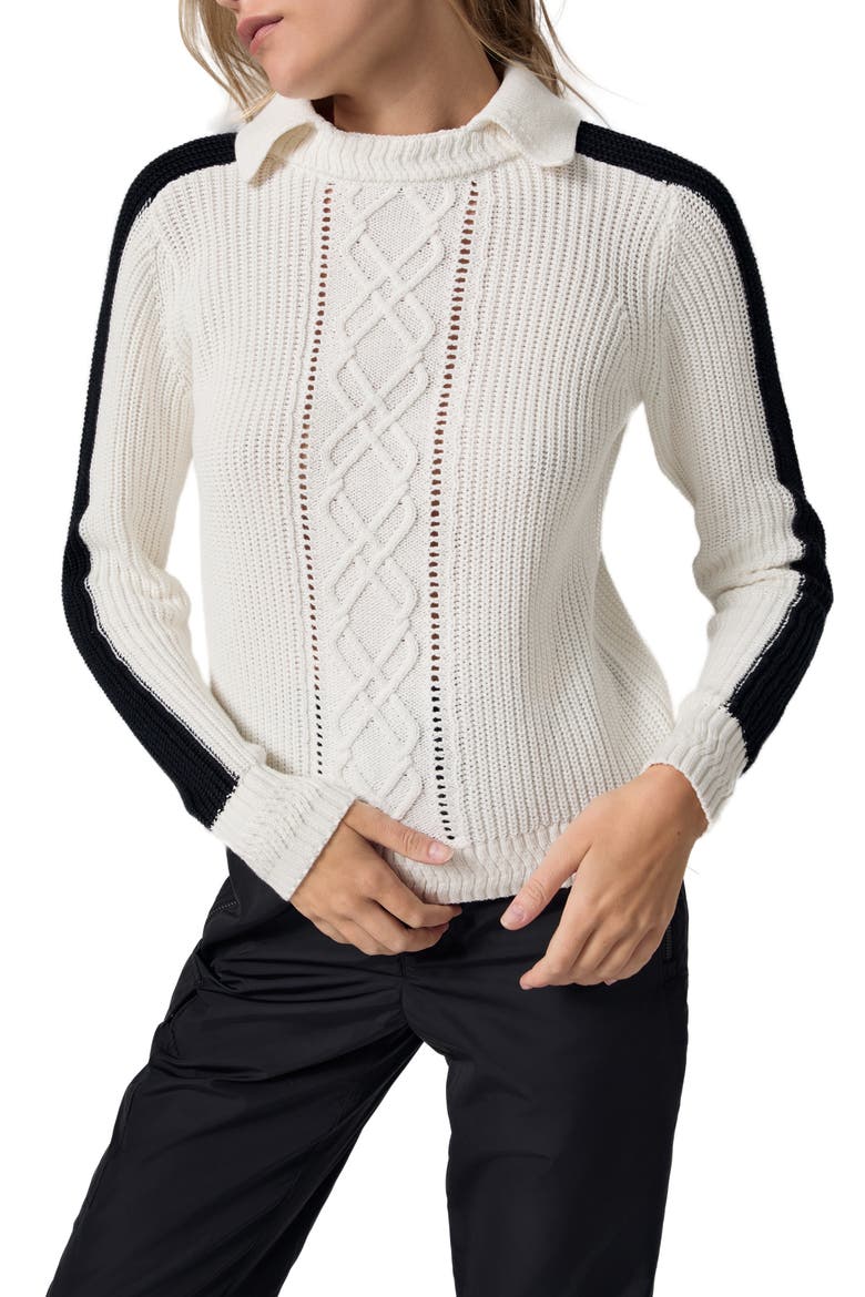 Maeve Organic Cotton Sweater, Main, color, OFF WHITE