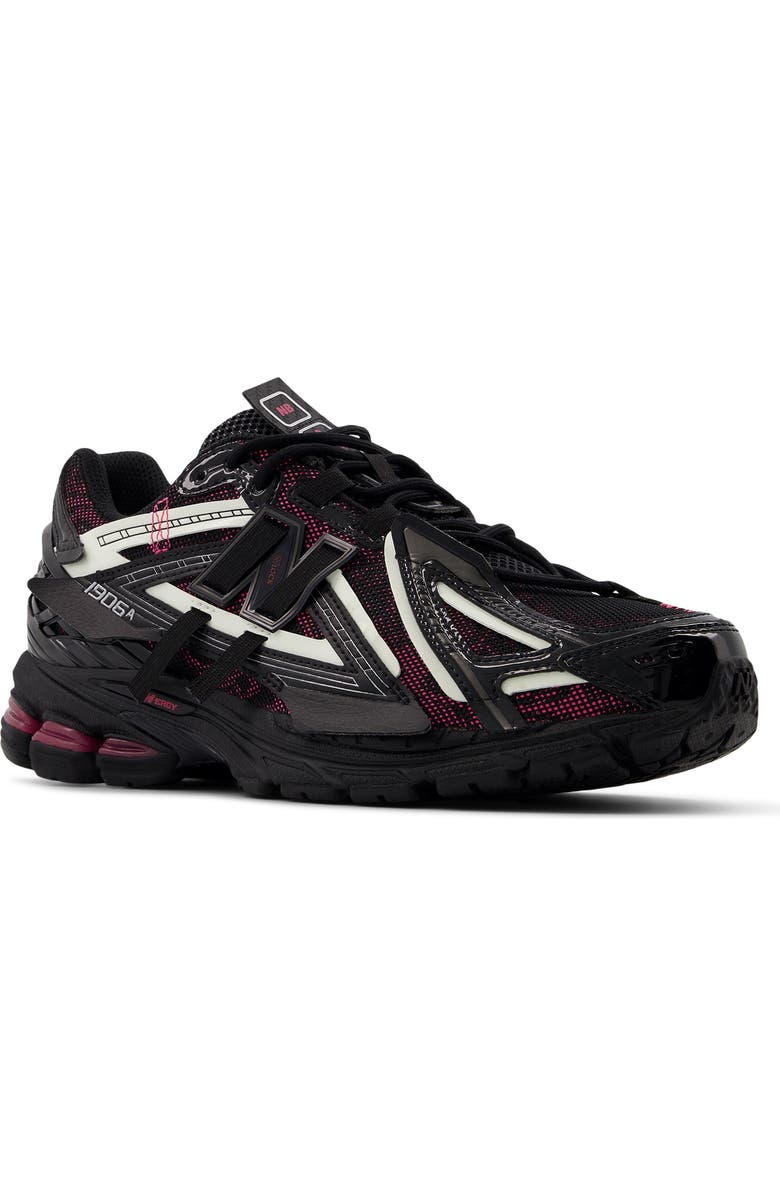 New Balance Gender Inclusive 1906A Running Shoe, Main, color, Black/ Dragon Berry