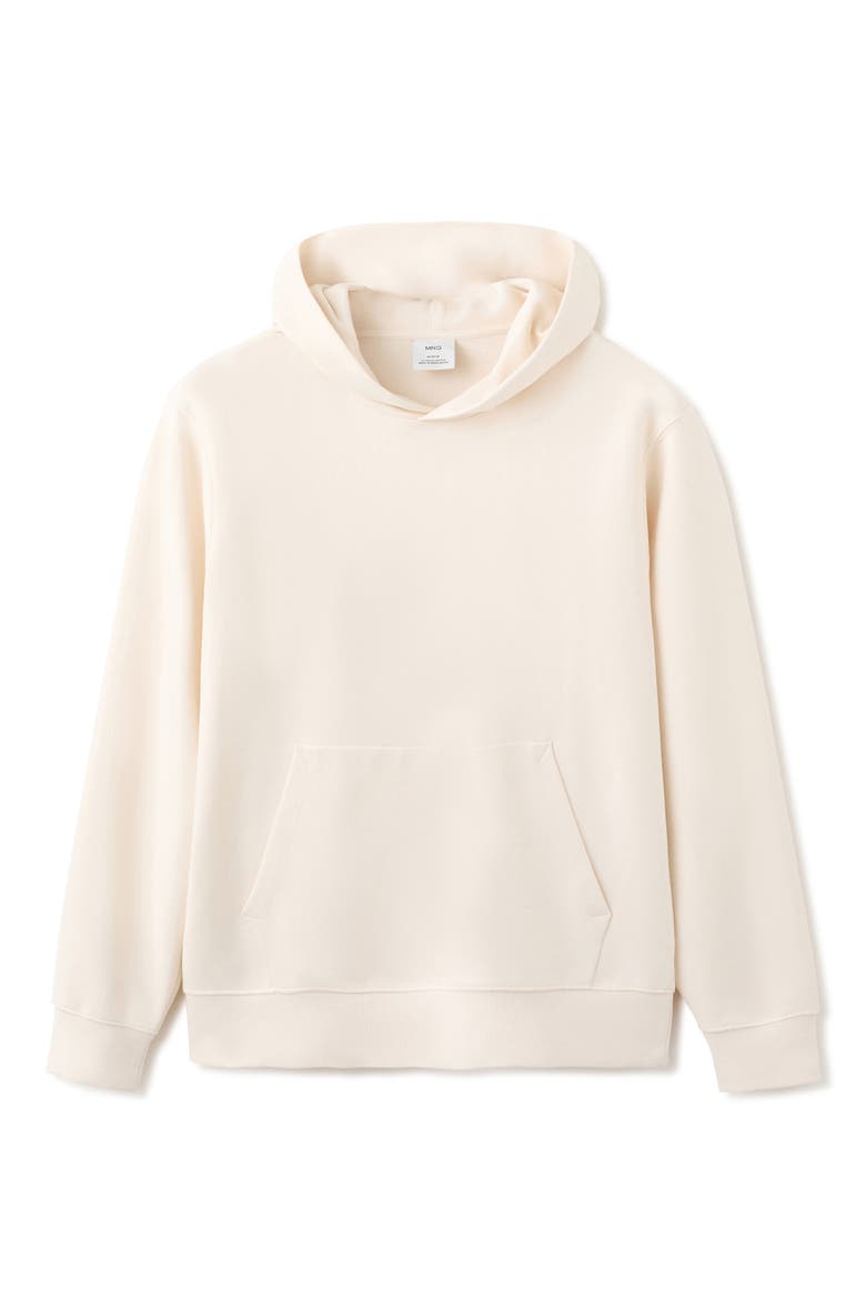 Regular Fit Cotton Fleece Hoodie, Alternate, color, ECRU