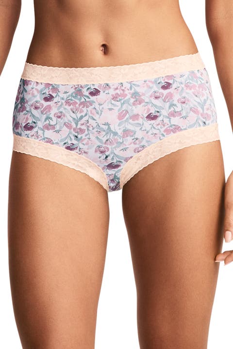 Women's Soft Stretch Lace Microfiber Brief