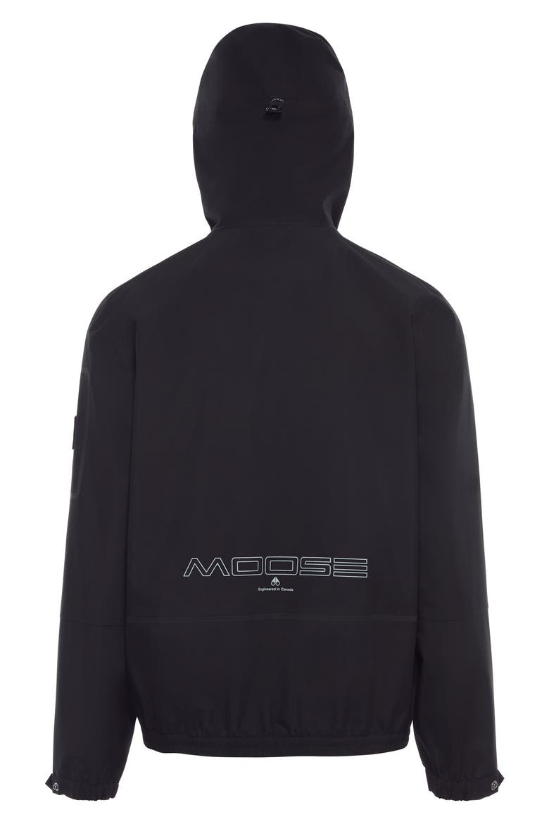 Monnoir Recycled Polyester Shell Jacket, Alternate, color, BLACK