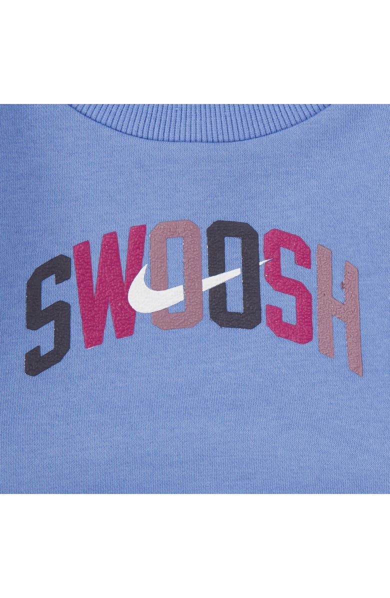 Nike Sportswear Fleece Sweatshirt & Joggers Set, Alternate, color, Black