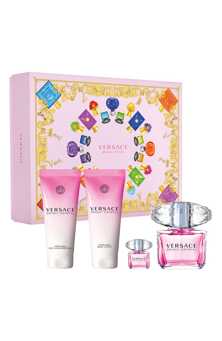 Versace Bright Crystal Eau de Toilette Set, Main, color, 