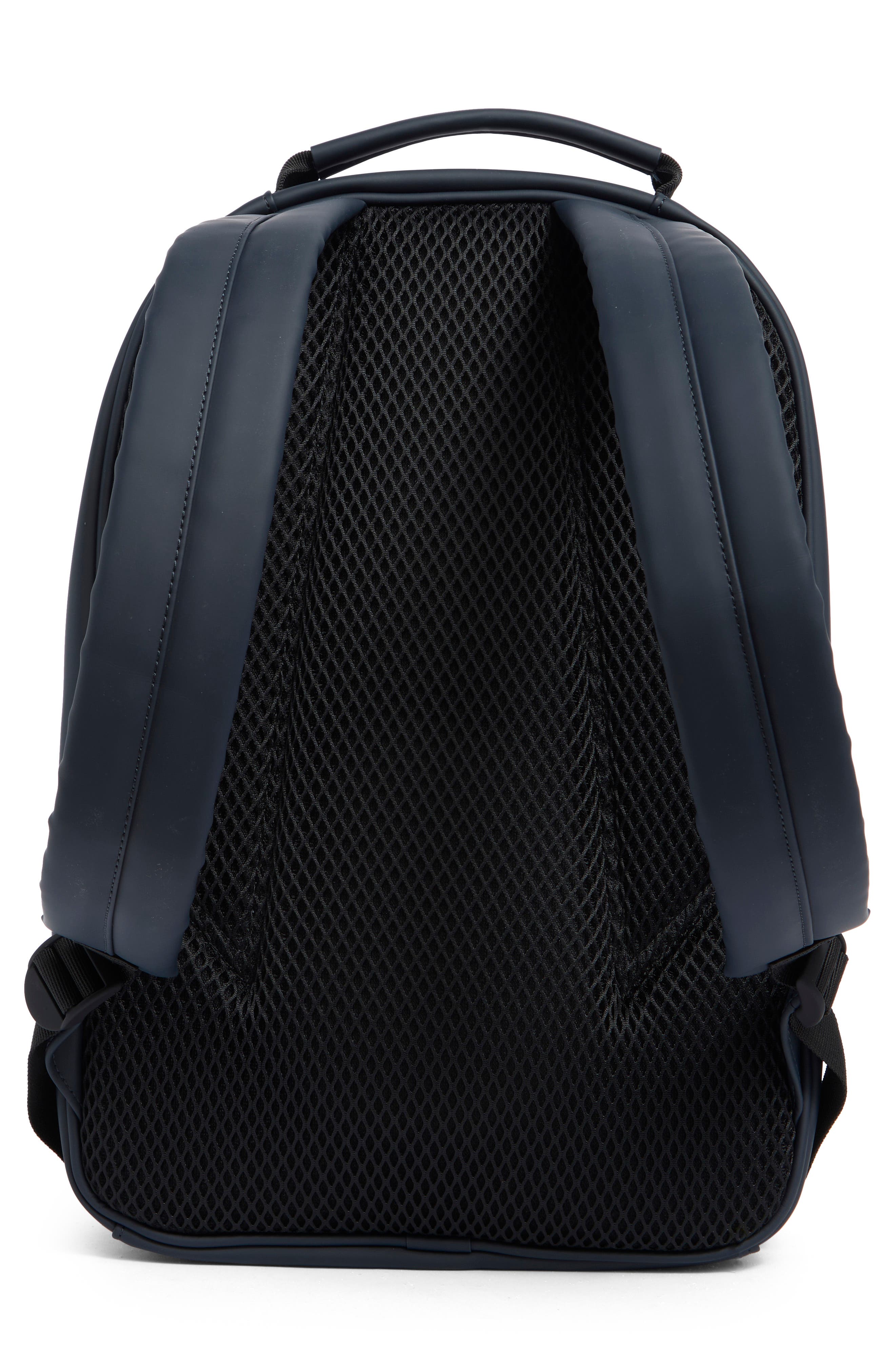 Book Faux Leather Daypack, Alternate, color, NAVY