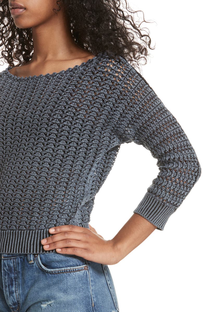 Free People Boomerang Sweater, Alternate, color, 