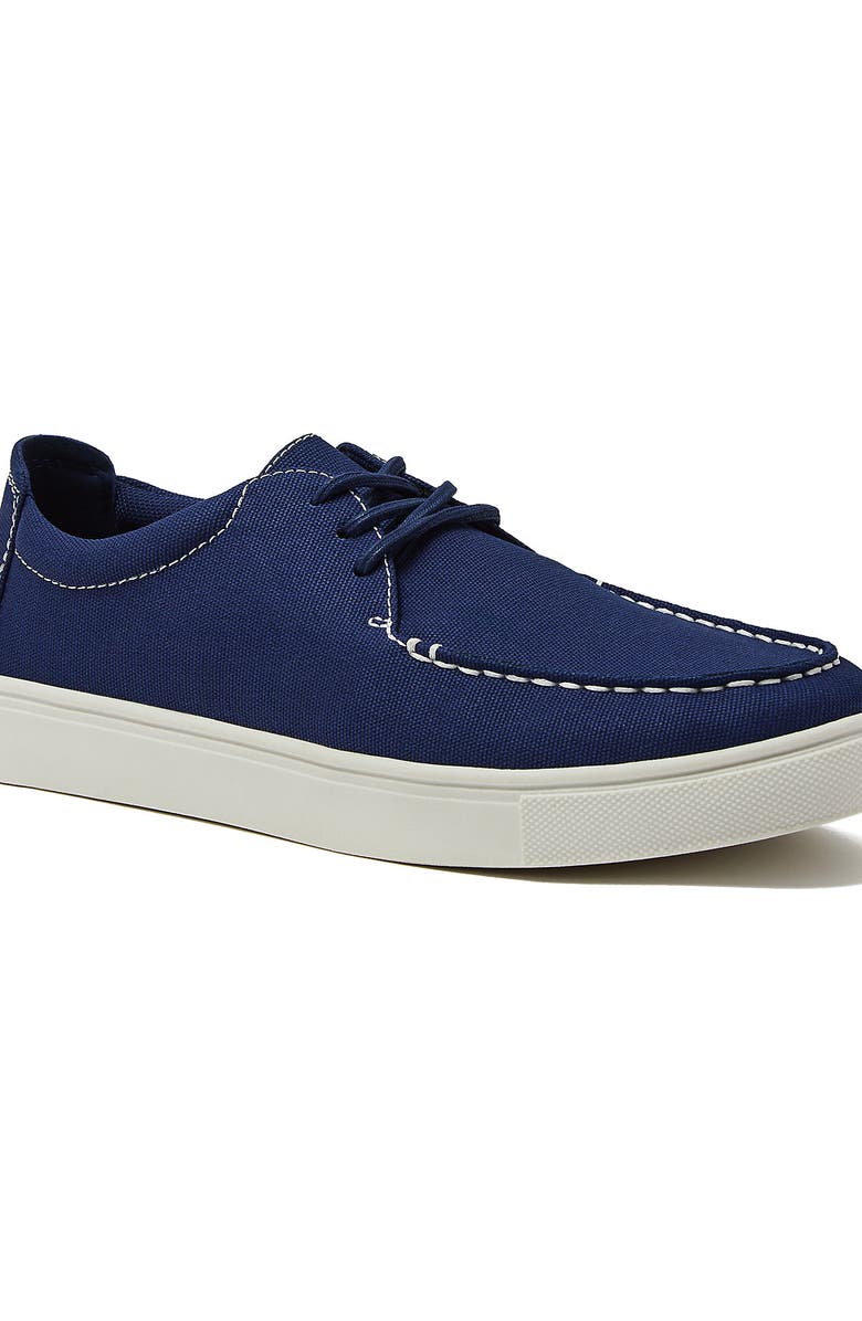 Lands' End Moc Toe Canvas Lace Up Sneakers, Alternate, color,